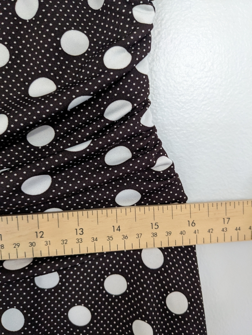 Denver Hayes Dress Dark Brown Women's Medium Maxi Sleeveless Summer Rutched - Picture 6 of 10